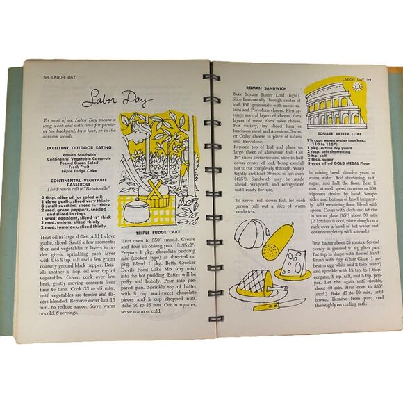 Betty Crocker's Party Book - A book with recipes and ideas for parties 1960 - Picture 4 of 6